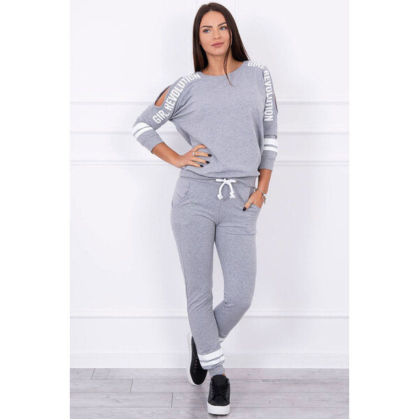 Glara Športová dámska súprava s prestrihmi 22235519