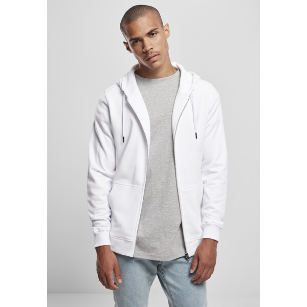 Urban Classics Basic Terry Zip Hoody white 50681103