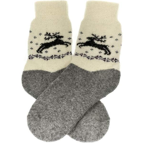 JOHN-C Bielo-sivé ponožky WINNY 22243854