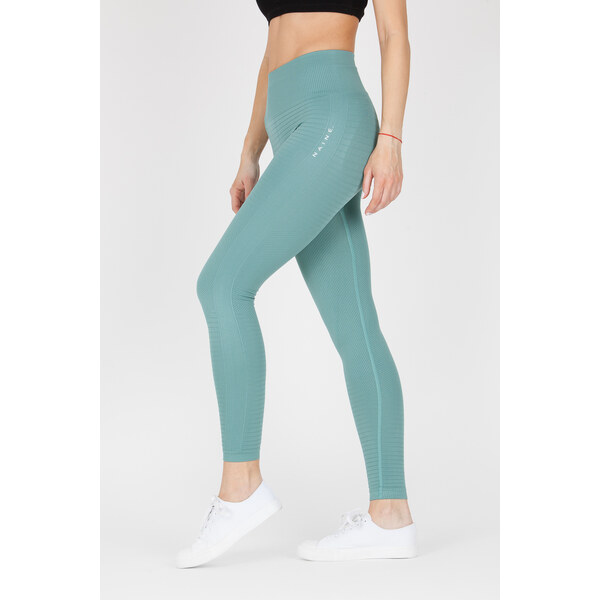 Naine Dámske legíny s push-up efektom Farba: Tyrkysová, Veľkosť: S 35811261