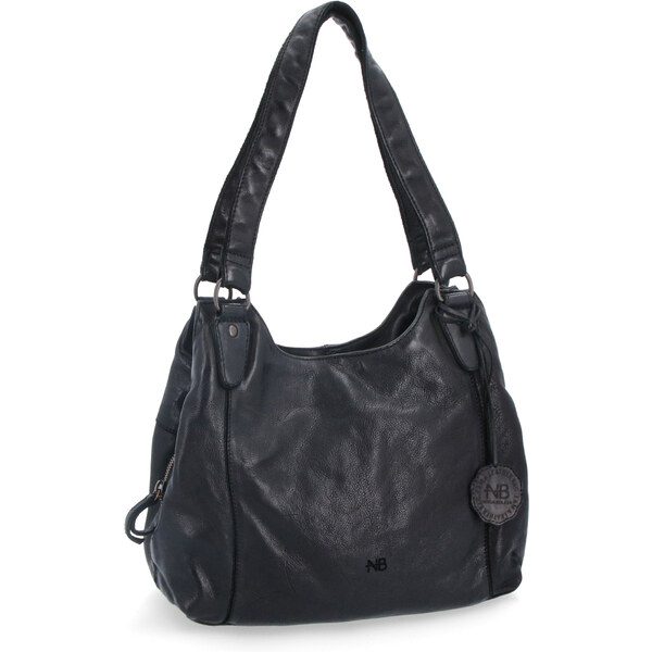 Kožená kabelka cez rameno Noelia Bolger čierna NB 2088 C 47092145