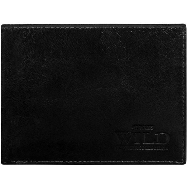 Kožená čierna pánska peňaženka WILD 4510 22296384