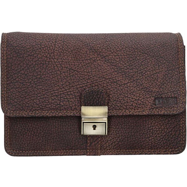 Lagen Pánska kožená etue (dokladovka) E-22016/W hnedá 11756210