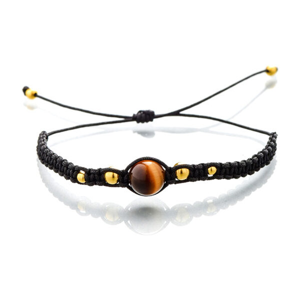 Macramé náramok Tigrie oko Trimakasi 49125333