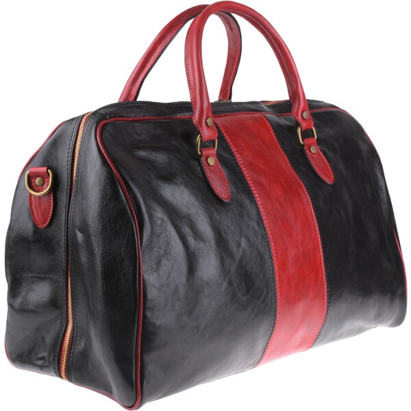 Kožená cestovná taška Galba Nera Rossa čierna NovaKabelka.sk 22331358