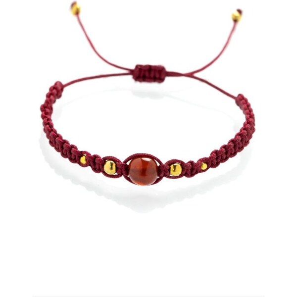 Macramé náramok Granát Trimakasi 22406083