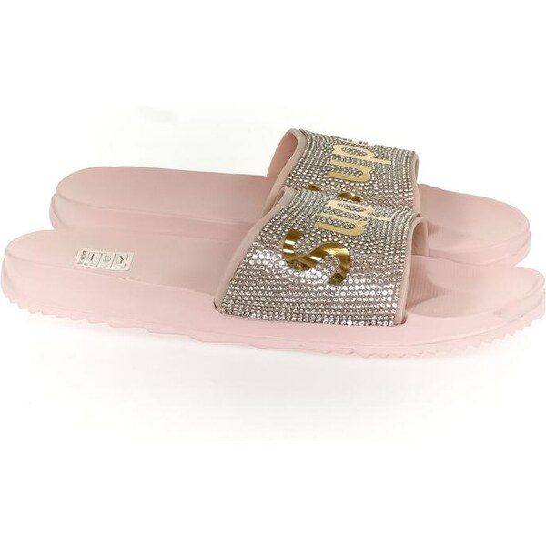 JOHN-C Dámske ružovo-zlaté šľapky SUPER 22439567