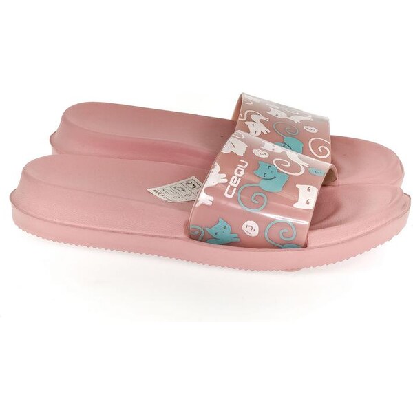 JOHN-C Detské ružové šľapky MURA 22439574