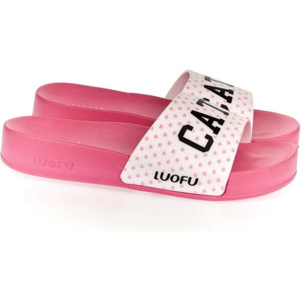 WINK Dámske ružovo-biele šľapky CATCH 22439578