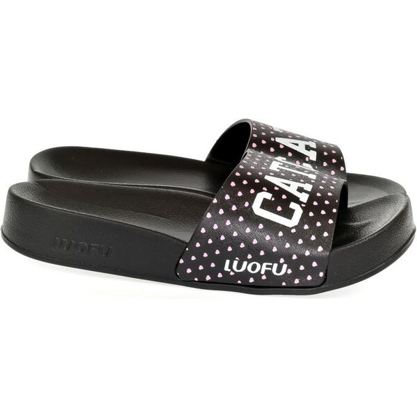 WINK Dámske čierne šľapky CATCH 22439580