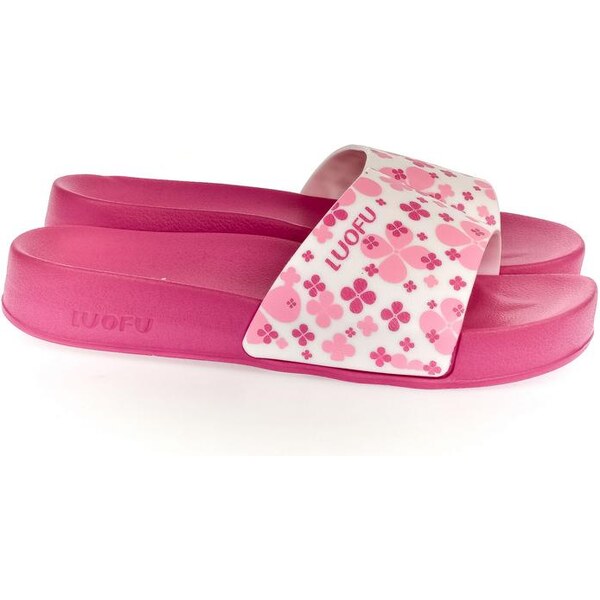 WINK Dámske ružovo-biele šľapky MISCHA 22439582