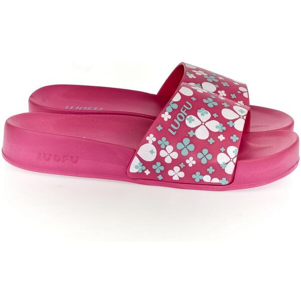 WINK Dámske tmavo-ružové šľapky MISCHA 22439583