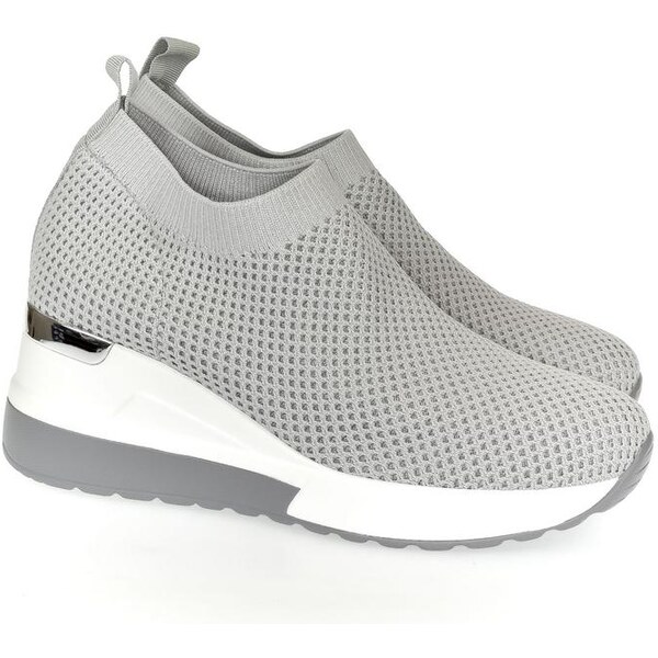 BOSIDO Dámske sivé poltopánky RHIANNA 22439608