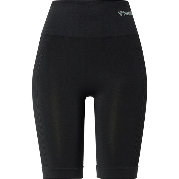 Hummel Športové nohavice Tif svetlosivá / čierna 27403690