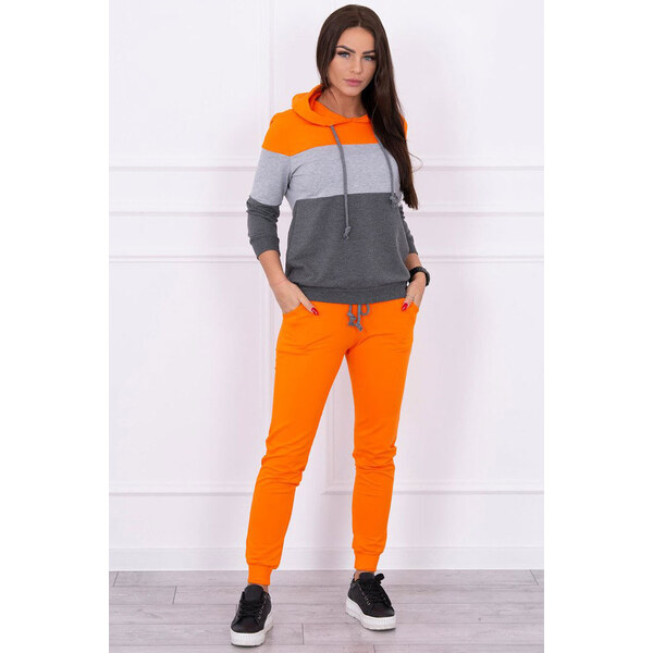 Glara Dámsky trojfarebný teplákový set 22537343