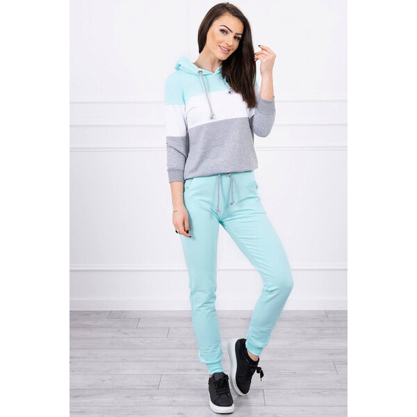 Glara Dámsky trojfarebný teplákový set 22537346