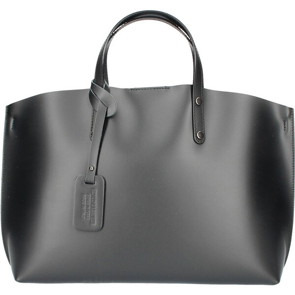 Glara Talianská priestranná kožená kabelka 36988476