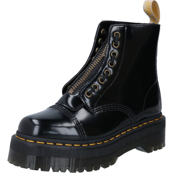 Dr. Martens Šnurovacie členkové čižmy Sinclair žltá / čierna 54225121