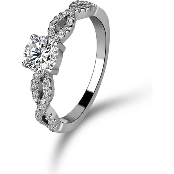 Emporial strieborný prsteň Kráľovská elegancia 41531085