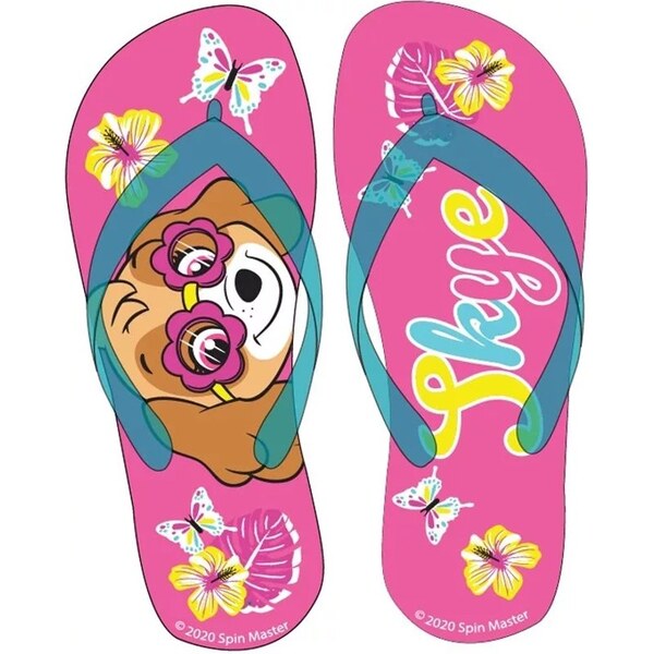 E plus M Plážové žabky Paw Patrol - Skye 22624298
