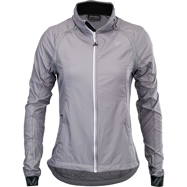 Dámska vetruvzdorná bunda Silvini Vetta šedá 43100565