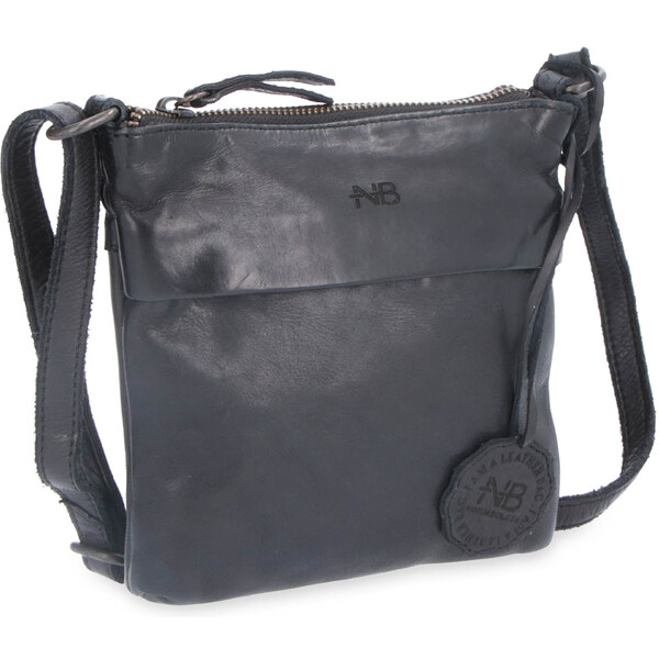 Kožená kabelka crossbody Noelia Bolger čierna NB 2090 C 64046343