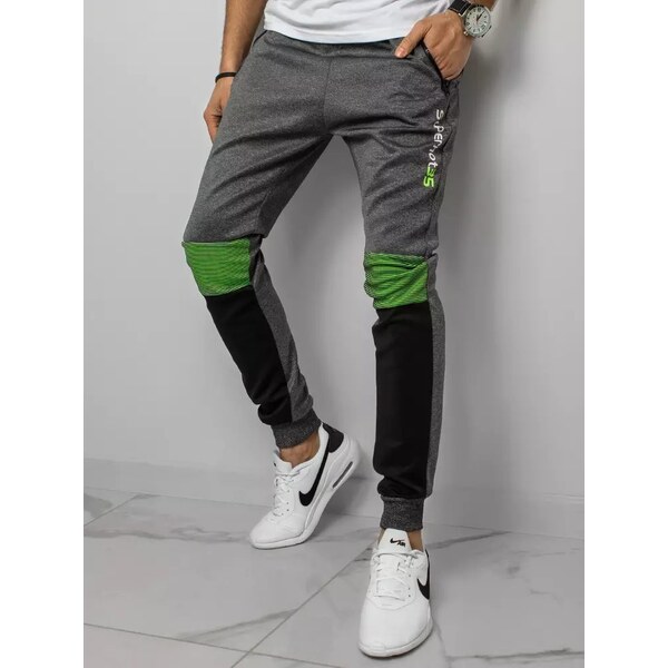 Buďchlap Svetlošedé trendové tepláky Superhot 22757984