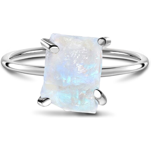 Royal Exklusive Royal Fashion strieborný rhodiovaný prsteň Raw s 36083342