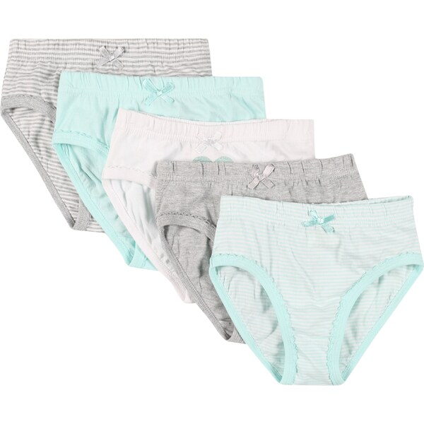 JACKY Nohavičky sivá / mätová / biela 24070473