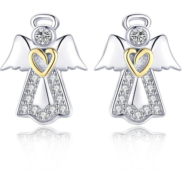 Lindas Jewelry Strieborné napichovacie náušnice Anjel Pána Ag 925/1000 26768439