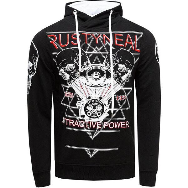 RUSTY NEAL mikina pánska 19148 s kapucňou 22983162