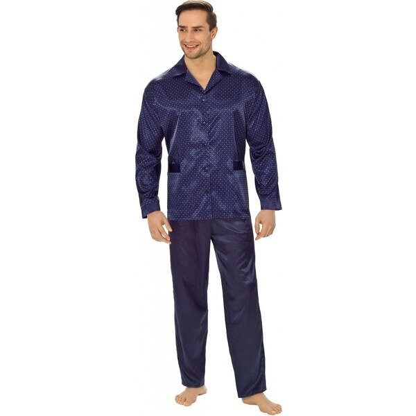 Pánske saténové pyžamo Luna 750 22863735