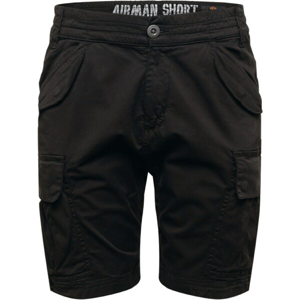 ALPHA INDUSTRIES Nohavice Airman čierna 63115192