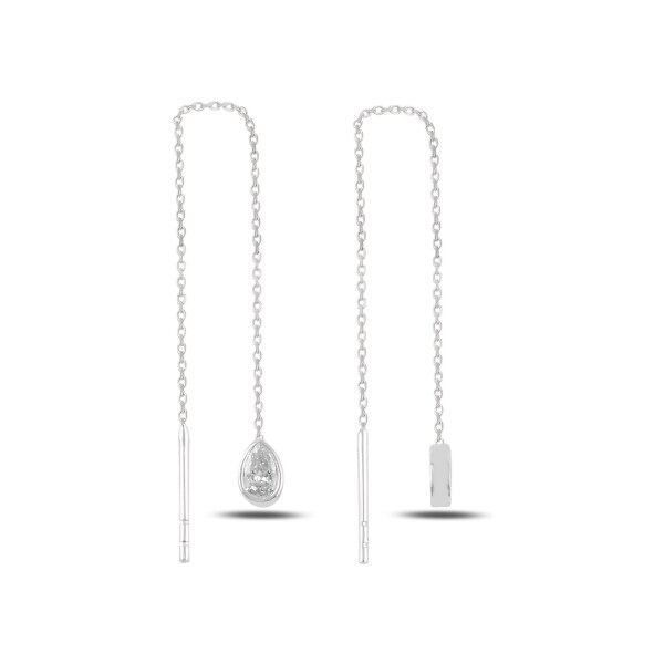 Olivie Strieborné retiazkové náušnice KVAPKA 5042 23361067