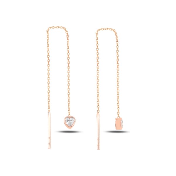 Olivie Retiazkové náušnice SRDCE ROSE 5043 23361070