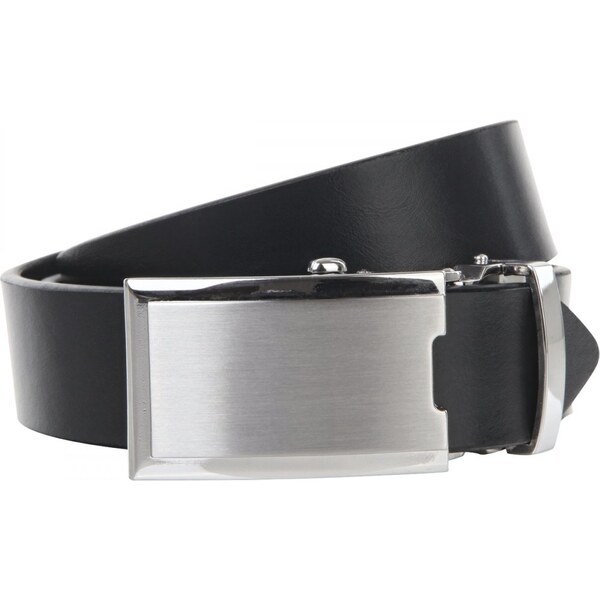 Lindenmann Pánsky kožený opasok Lindenmann 25001 AUTOMATIC čierny 37575267