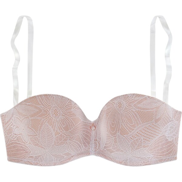 NUANCE Podprsenka béžová / biela 54224754