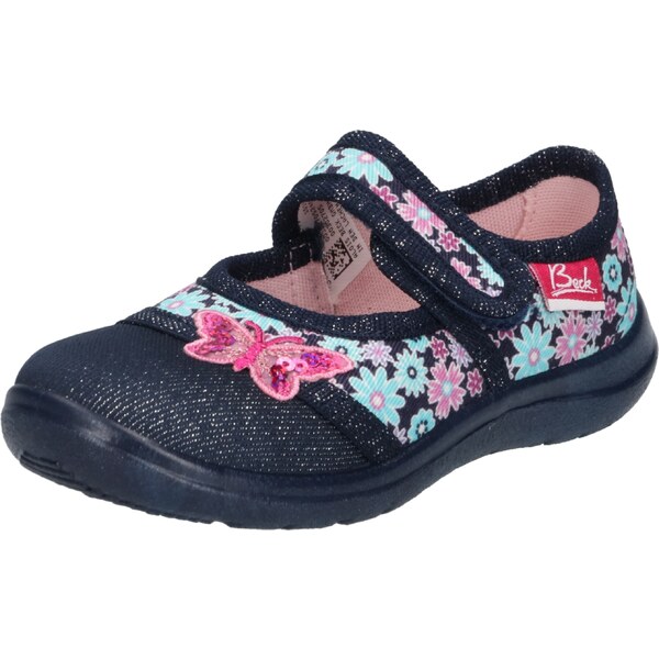 BECK Papuče Beauty svetlomodrá / tmavomodrá / ružová 65791359