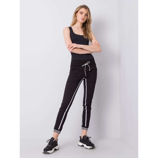 RUE PARIS Sweatpants-CHA-DR-0418.11-black 64682482
