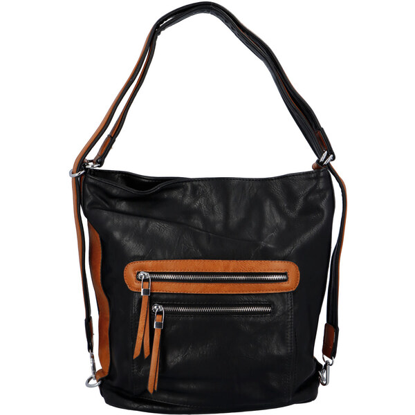 ROMINA & CO. BAGS Dámska kabelka batoh čierna - Romina Jaylyn BR 13601726