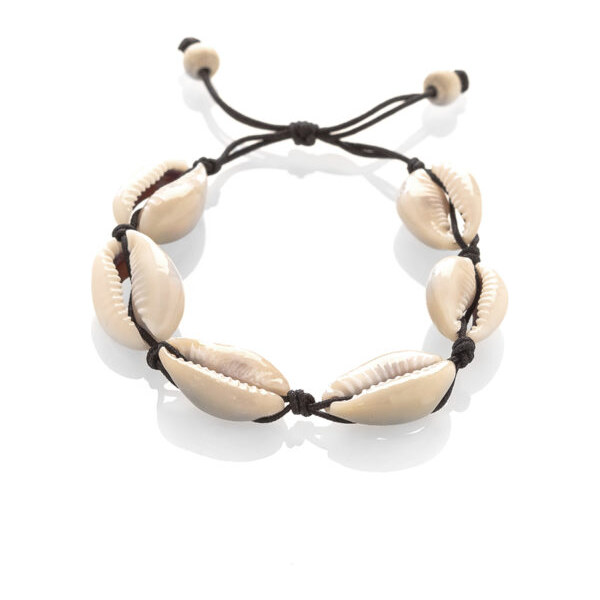 Náramok z mušlí Kauri Čierna Trimakasi 22406086