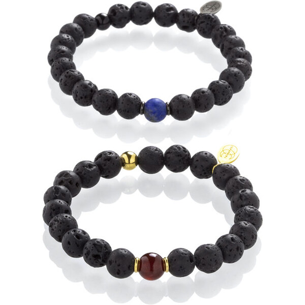 Náramky pre páry z lávového kameňa Trimakasi 23088235