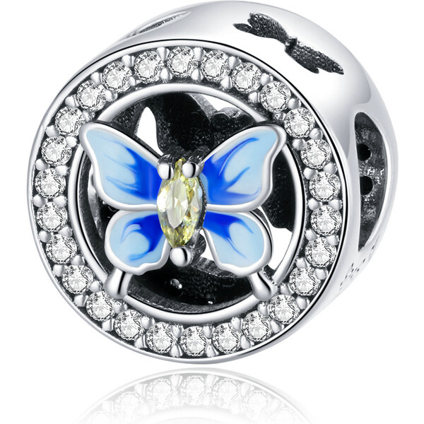 Emporial strieborný prívesok Krásny motýľ 41570784