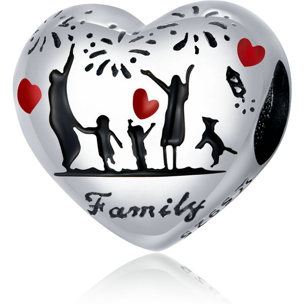 Emporial strieborný prívesok Šťastná rodinka 41571564