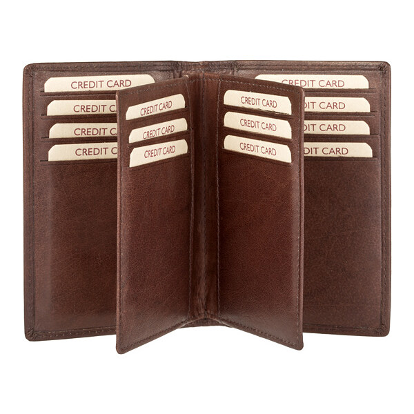 Lagen Kožená dokladovka V-260 hnedá 65502469