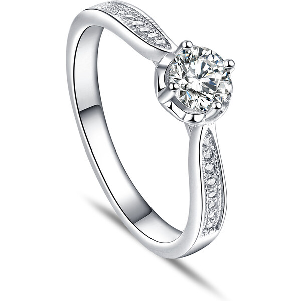 Olivie Zásnubný strieborný prsteň PARIS 5080 23361110