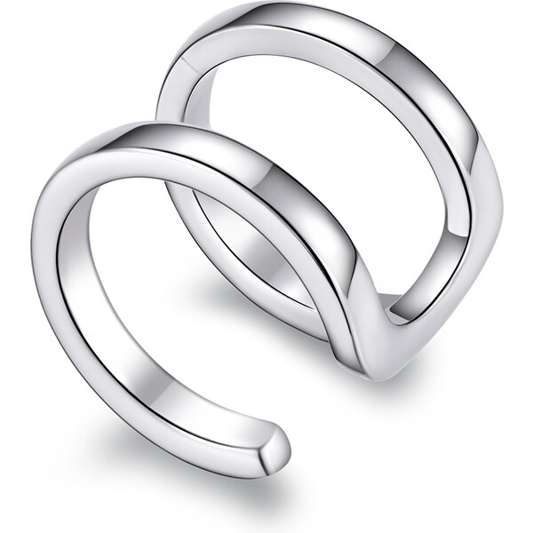 Olivie Strieborná dvojitá záušnice 5086 23361116