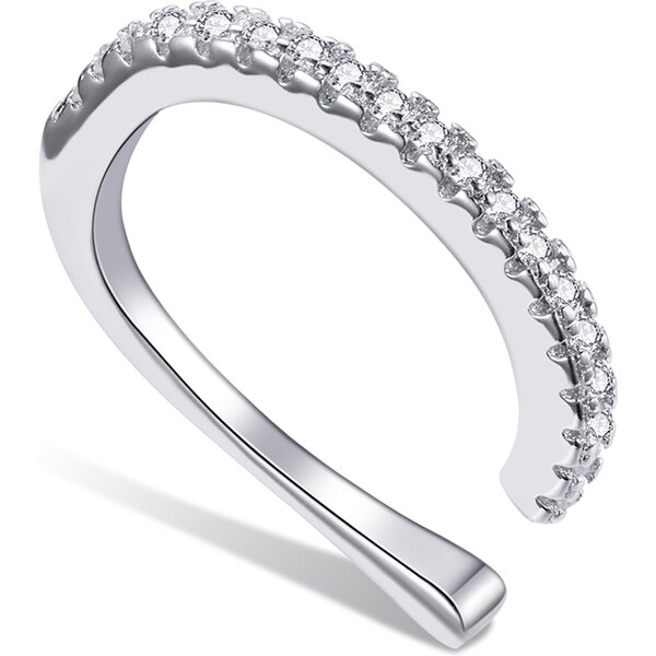 Olivie Strieborná záušnica PLATINA 5085 23361115