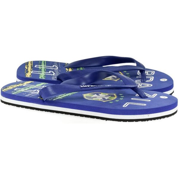 SUPER GEAR Unisex modré šľapky BRAZIL 23275014