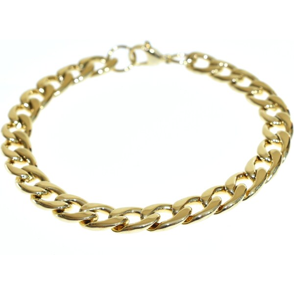 CITY STORM Oceľový pánsky náramok zlatý 8 mm - Leo 66889012